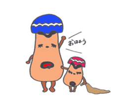 koppy and kinoji sticker #4111682