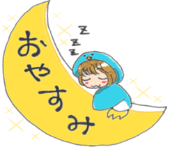 Penguin of girl sticker #4111891