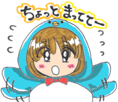 Penguin of girl sticker #4111907
