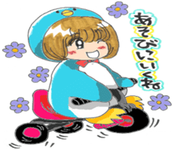 Penguin of girl sticker #4111919