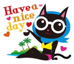 LOVIE The Carefree Cat sticker #4112289