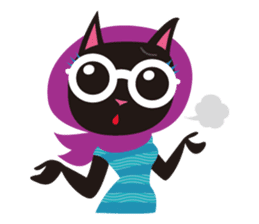 LOVIE The Carefree Cat sticker #4112300