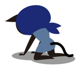 LOVIE The Carefree Cat sticker #4112303