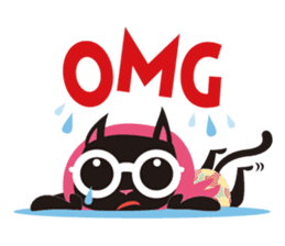 LOVIE The Carefree Cat sticker #4112304