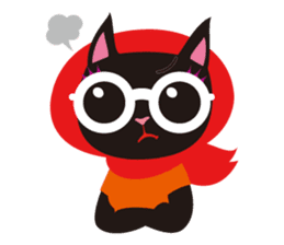 LOVIE The Carefree Cat sticker #4112306