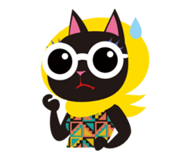 LOVIE The Carefree Cat sticker #4112310