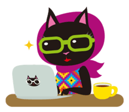 LOVIE The Carefree Cat sticker #4112316