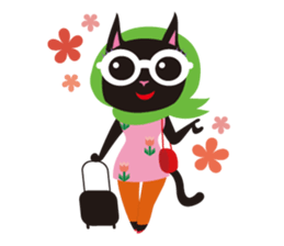 LOVIE The Carefree Cat sticker #4112323