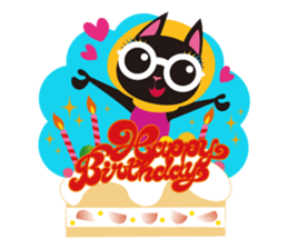 LOVIE The Carefree Cat sticker #4112325