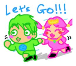 Princess BEBSKIT and Mr. KITSBEB sticker #4112478