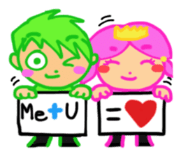 Princess BEBSKIT and Mr. KITSBEB sticker #4112485