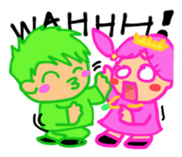 Princess BEBSKIT and Mr. KITSBEB sticker #4112487