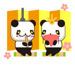 yellow bird & Panda Spring&Summer sticker #4112616