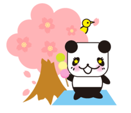 yellow bird & Panda Spring&Summer sticker #4112621