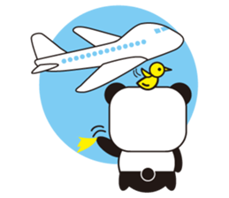 yellow bird & Panda Spring&Summer sticker #4112625