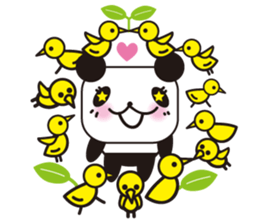yellow bird & Panda Spring&Summer sticker #4112628