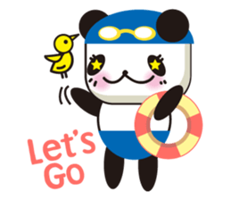 yellow bird & Panda Spring&Summer sticker #4112636