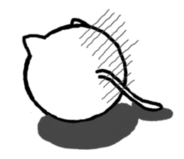 Fatty cat sticker #4112829
