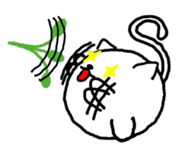Fatty cat sticker #4112838