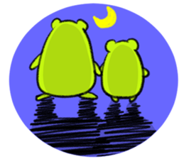 Contact , family-friendly Fuwakuma sticker #4113407