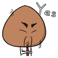 Chestnut the office worker sticker #4113415