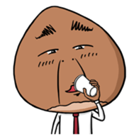 Chestnut the office worker sticker #4113421