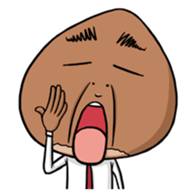 Chestnut the office worker sticker #4113425