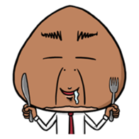 Chestnut the office worker sticker #4113442