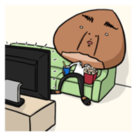 Chestnut the office worker sticker #4113443