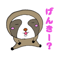 indolent sloth Sticker sticker #4113730