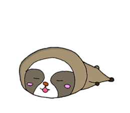 indolent sloth Sticker sticker #4113731