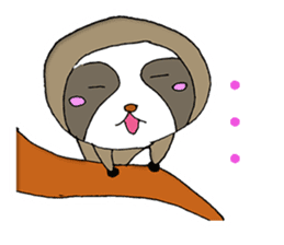 indolent sloth Sticker sticker #4113736