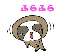 indolent sloth Sticker sticker #4113740