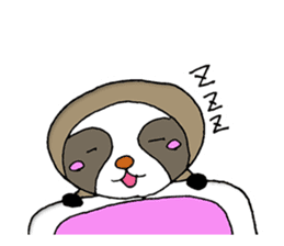 indolent sloth Sticker sticker #4113747