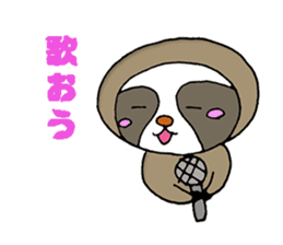 indolent sloth Sticker sticker #4113749