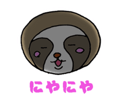 indolent sloth Sticker sticker #4113751
