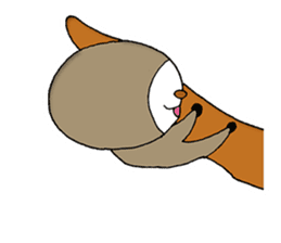 indolent sloth Sticker sticker #4113753