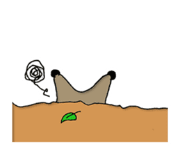 indolent sloth Sticker sticker #4113757