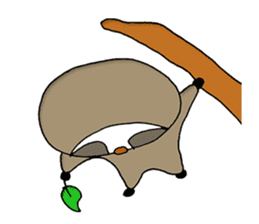 indolent sloth Sticker sticker #4113759