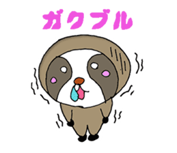 indolent sloth Sticker sticker #4113760