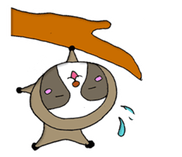 indolent sloth Sticker sticker #4113763