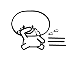 White and simple sticker #4113885