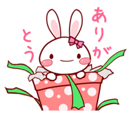 KAWAII White Rabbit sticker #4113975