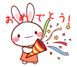 KAWAII White Rabbit sticker #4113980