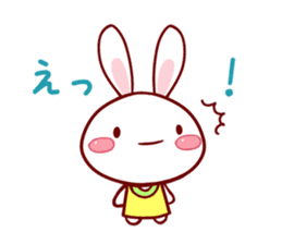 KAWAII White Rabbit sticker #4113985