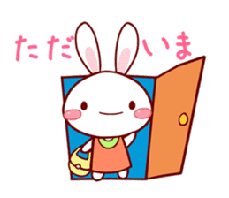 KAWAII White Rabbit sticker #4113987