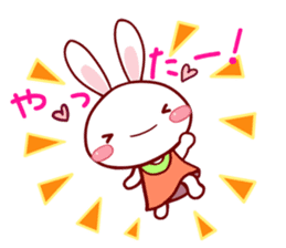 KAWAII White Rabbit sticker #4113988