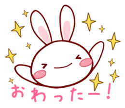 KAWAII White Rabbit sticker #4113992