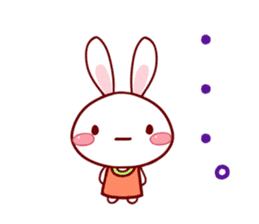 KAWAII White Rabbit sticker #4113998