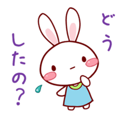 KAWAII White Rabbit sticker #4114002